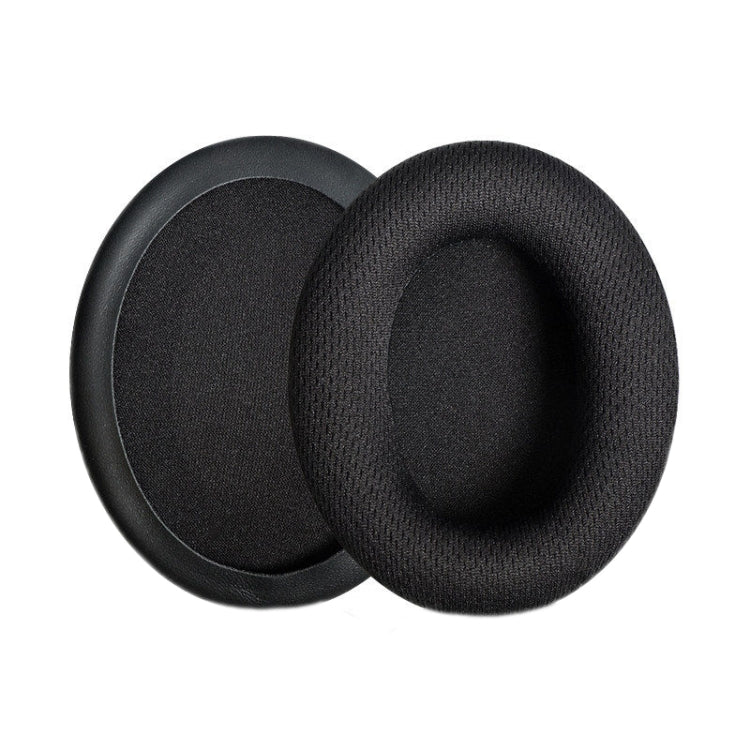 2pcs Headset Earmuffs For Kingston HyperX, Black Mesh, Black Mesh+Green, Black Protein Skin, Black Velvet, Black+Red Velvet, Black+Blue Protein Skin, Black+Green Protein Skin, White+Rose Red, Black Splicing, Black Ice Silk, Black Ice-skinned