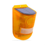 129dB Solar Alarm Light Human Body Induction Remote Control Alarm Farm Anti - theft Drive Object Sound and Light Alarm Light - Trustpick