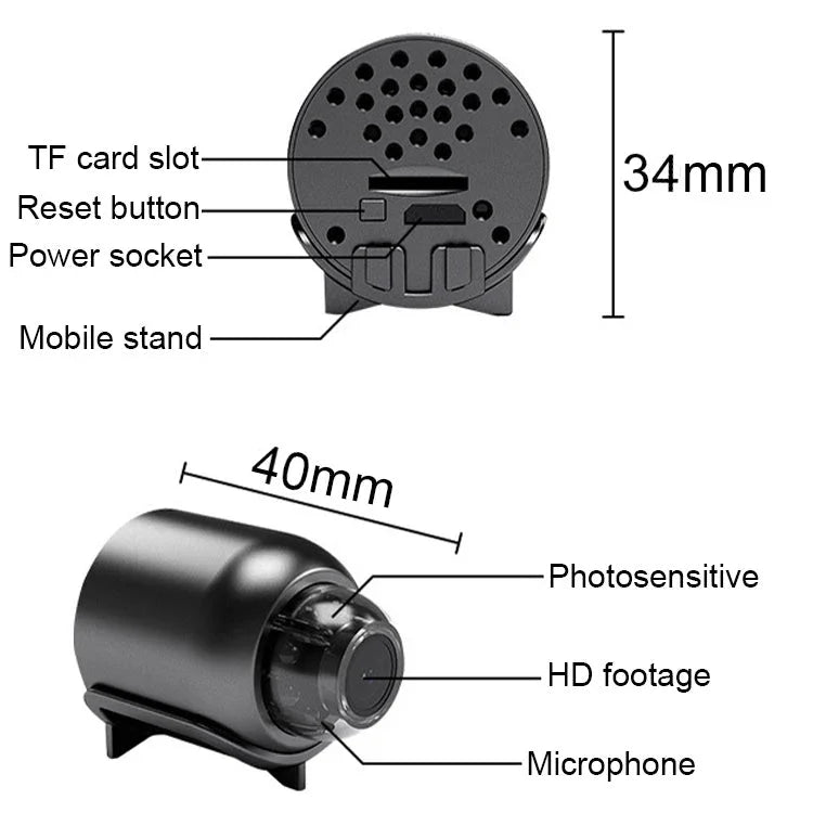 2 Million Pixel HD Home Smart WIFI Remote Mini 1080P Surveillance Camera - Trustpick
