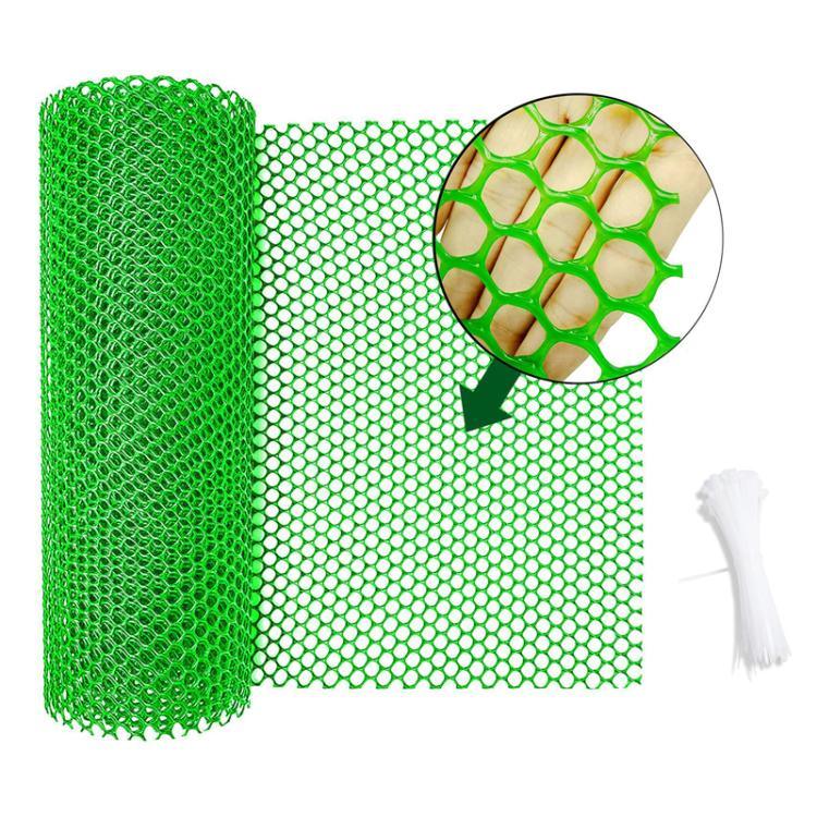 40x300cm Hexagonal Plastic Fence Gardening Flower Poultry Enclosure - Trustpick