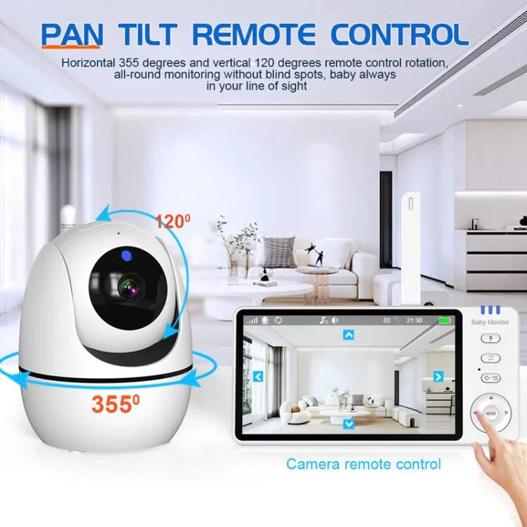 5 inch 1080P HD Baby Watcher Baby Monitor Camera - Trustpick