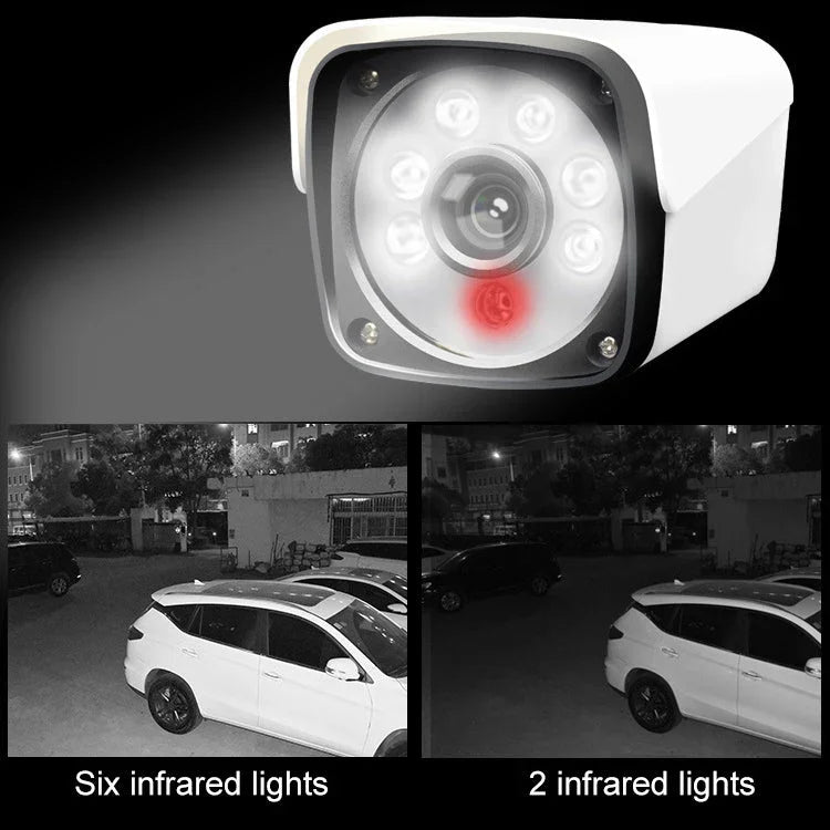 633H2 / A 1080P 3.6mm Lens CCTV DVR Surveillance System IP66 Weatherproof Indoor Security Bullet Camera with 6 LED Array, Support Night Vision - Trustpick