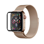 2 PCS ENKAY Hat-Prince 3D Full Screen PET + 3D Full Screen Electroplating PET Curved Heat Bending HD Screen Protector For Apple Watch Series 6 / 5 / 4 / Watch SE 44mm, For Apple Watch Series 6 / 5 / 4 / Watch SE 44mm