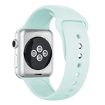 Double Rivets Silicone Watch Band for Apple Watch Series 3 & 2 & 1 38mm, Apple Watch 38mm