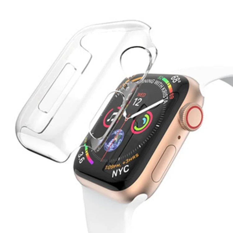 For Apple Watch Series 6 / 5 / 4 / Watch SE 44mm Full Coverage PC Case(Transparent), For Apple Watch Series 6 / 5 / 4 / Watch SE 44mm