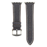 For Apple Watch Ultra 49mm&Watch Ultra 2 49mm / Series 10 46mm / 9&8&7 45mm / SE 3&SE 2&6&SE&5&4 44mm / 3&2&1 42mm Simple Fashion Genuine Leather Cowboy Pattern Watch Band, 42mm