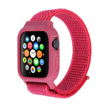 For Apple Watch Ultra 49mm&Watch Ultra 2 49mm / Series 10 46mm / 9&8&7 45mm / SE 3&SE 2&6&SE&5&4 44mm / 3&2&1 42mm Nylon Watch Band with Hook and Loop Fastener, For Apple Watch Ultra 49mm / Series 8&7 45mm / SE 2&6&SE&5&4 44mm / 3&2&1 42mm             ...