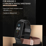 Mijobs Milan CS Screwless Buckle Metal Watch Band Case for Xiaomi Mi Band 5 & 6, Host not Included