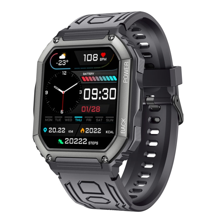 KR06 Waterproof Pedometer Sport Smart Watch, Support Heart Rate / Blood Pressure Monitoring / BT Calling