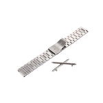 For Samsung Gear S3 Classic Smart Watch Butterfly Buckle 3 Beads Stainless Steel Watchband