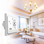 BHT-002GBLW 16A Load Electronic Heating Type LCD Digital Heating Room Thermostat with Sensor & Time Display, WiFi Control, BHT-002GBLW 16A (Black)  Electronic Heating Type, BHT-002GBLW 16A (White)  Electronic Heating Type