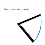 A3 8W 5V LED USB Three Level of Brightness Dimmable  Acrylic Scale Copy Boards Anime Sketch Drawing Sketchpad with USB Cable, Three Level of Brightness Dimmable with USB Cable & Power Adapter