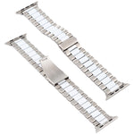 For Apple Watch Series 10 42mm / 9&8&7 41mm / SE 3&SE 2&6&SE&5&4 40mm / 3&2&1 38mm Stainless Steel Wrist Strap Watch Band, For Apple Watch Series 7 41mm / 6 & SE & 5 & 4 40mm / 3 & 2 & 1 38mm                                                             ...