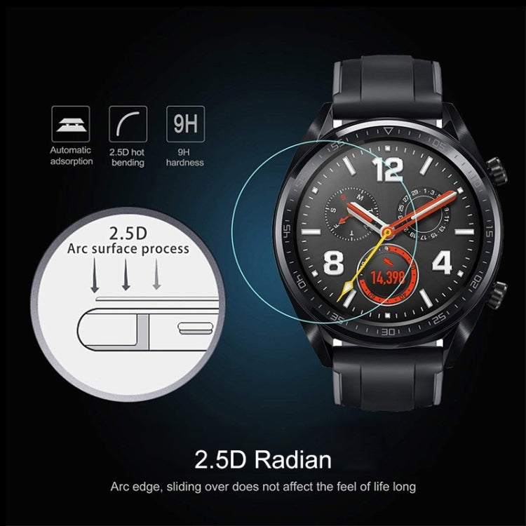 44mm Diametral Universal Tempered Glass Film for Galaxy, LG, Sony, Huawei, Garmin, 44mm