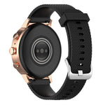 18mm Texture Silicone Wrist Strap Watch Band for Fossil Female Sport / Charter HR / Gen 4 Q Venture HR