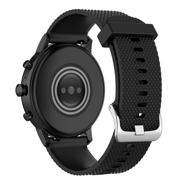 22mm Texture Silicone Wrist Strap Watch Band for Fossil Gen 5 Carlyle, Gen 5 Julianna, Gen 5 Garrett, Gen 5 Carlyle HR