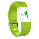 Square Pattern Adjustable Sport Watch Band for FITBIT Charge 2, Size: S, 10.5x8.5cm, S, Mint Green, Coral Red, S, Navy Blue, S, Dark Purple, S, Purple, S, Orange, S, Cyan, S, Pink, S, Red, S, Green, S, Rose Red, S, Grey, S, Sky Blue, S, Blue, S, White ...