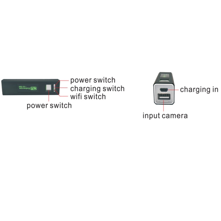 YPC110 8mm 2.0MP HD Camera WiFi Endoscope Snake Tube Inspection Camera with 8 LED, Waterproof IP68, Lens Diameter: 8mm, Length: 5m, Soft Line, 5m Soft Line