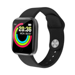 Y68 1.44 inch Smart Watch, Support Heart Rate Blood Pressure Blood Oxygen Monitoring, Y68 Black, Y68 Pink, Y68 White