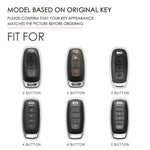 For Nissan Teana / Ariya 2-button Hallmo Car Cowhide Leather Key Protective Cover Key Case, 2-button