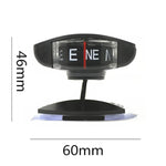 LC35 Vehicle Compass Car Ornament with Suction Cup & Sticker, LC35
