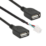 Palminfo Android Navigation 6 Pin Dual USB Connection Wiring Harness, 6 Pin Dual USB