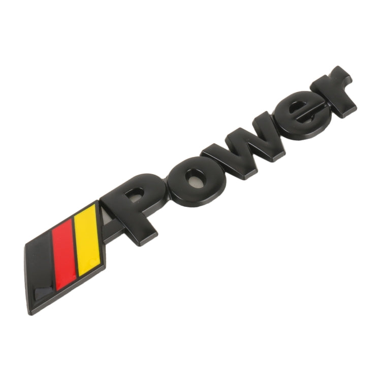 Car Germany Flag Style Power Metal Personalized Decorative Stickers, Size: 14x3x0.3cm, Germany Flag Style Power