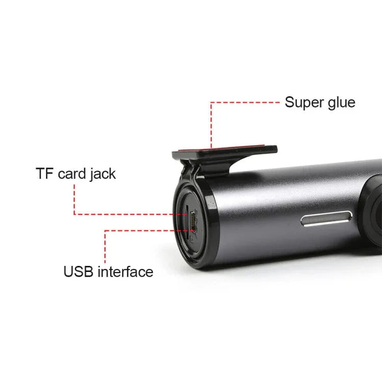 Car 1080P HD WiFi Driving Recorder, Supports Mobile APP Link & Automatic Loop Recording, Car WiFi Driving Recorder
