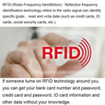 100pcs Aluminum Foil Anti Theft RFID Blocking Sleeve Passport Passbook Protector, Size: 13.5*10.5cm, Airplane Pattern 100pcs