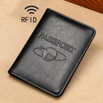 TP-8296 Multi-functional RFID Leather Travel Passport Holder