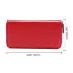 902 Antimagnetic RFID Litchi Texture Women Large Capacity Hand Wallet Purse Phone Bag with Card Slots