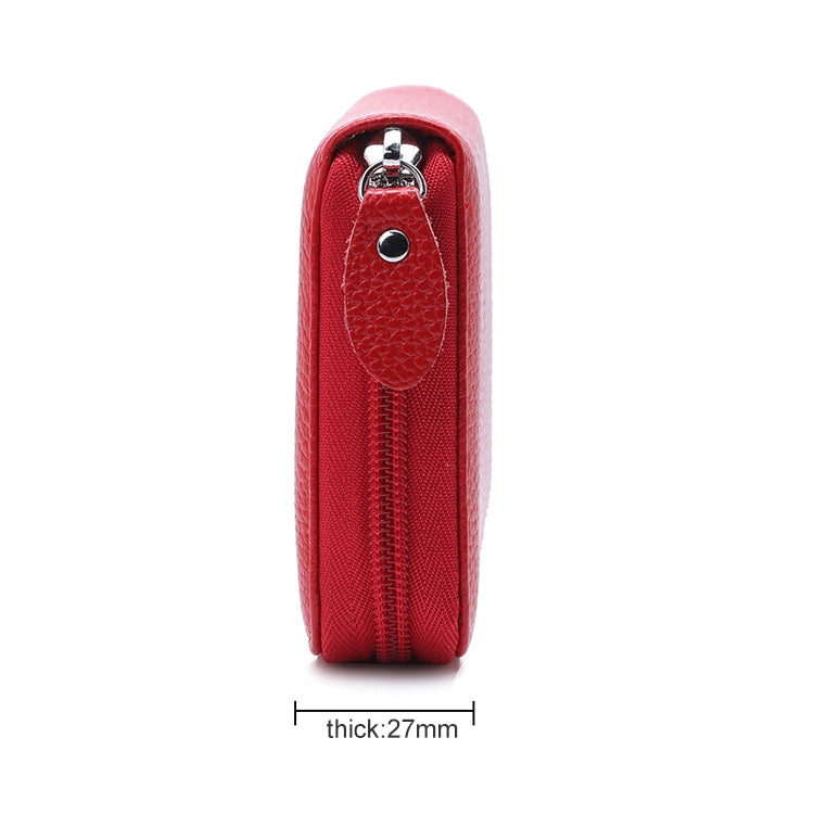 902 Antimagnetic RFID Litchi Texture Women Large Capacity Hand Wallet Purse Phone Bag with Card Slots