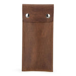 CONTACTS FAMILY CF1110 Universal Crazy Horse Leather Watch Protective Case Storage Bag for Apple Watch