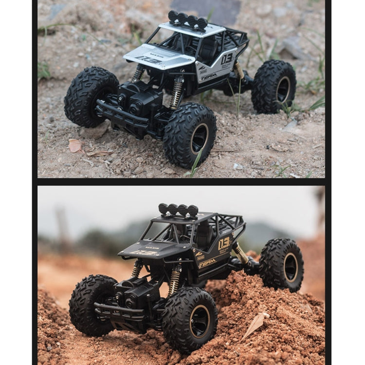 HD6026 1:16 Large Alloy Climbing Car Mountain Cross-country Four-wheel Drive Remote Control Car Toy, Size: 28cm, HD6026 1:16(Blue), HD6026 1:16(Red), HD6026 1:16(Silver), HD6026 1:16(Black)