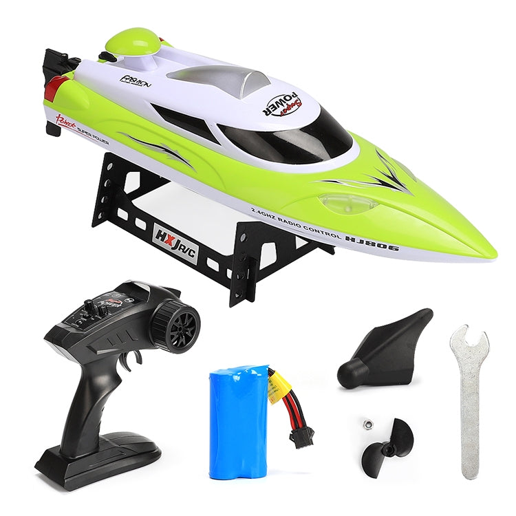 HongXunJie HJ806 2.4Ghz Water Cooling High Speed Racing Boats with Remote Controller, Auto Flip Function, 200m Control Distance