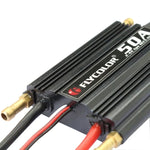 Flycolor Flymoster Series 50A 2-6S Waterproof Electronic Speed Controller for RC Boat, 50A 2-6S