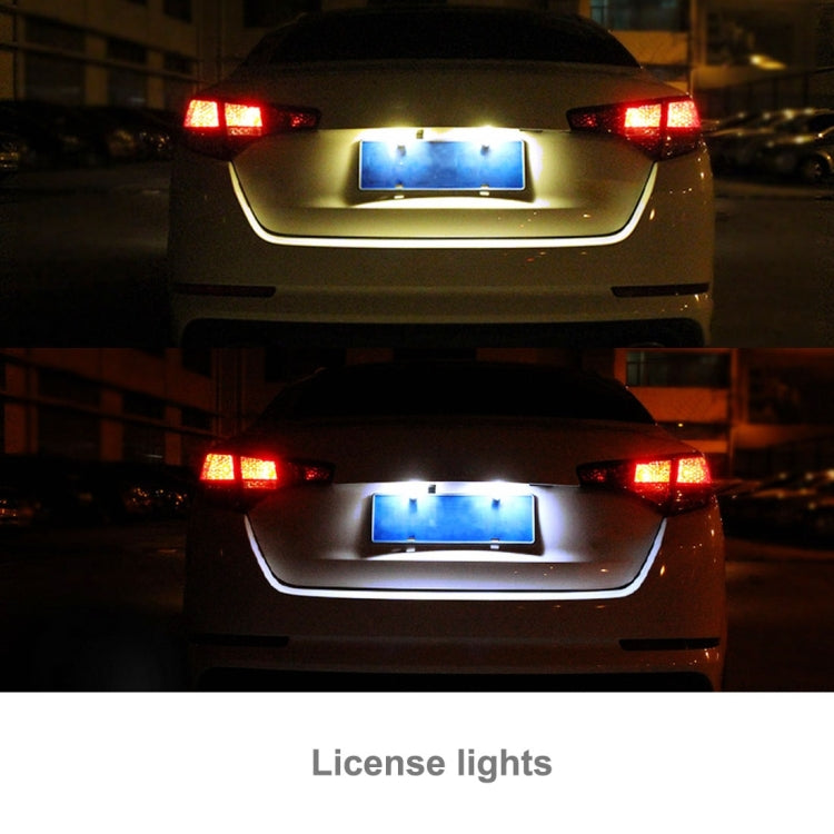 2 PCS 41mm Festoon 3W 300LM White Light 8 LED 3528 SMD Canbus Error-Free Car Reading Lamps,  DC 12, 41mm