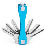 Portable Metal Key Storage Clip, (Pink), (Green), (Grey), (Red), (Black), (Orange)