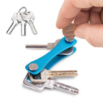 Portable Metal Key Storage Clip, (Pink), (Green), (Grey), (Red), (Black), (Orange)