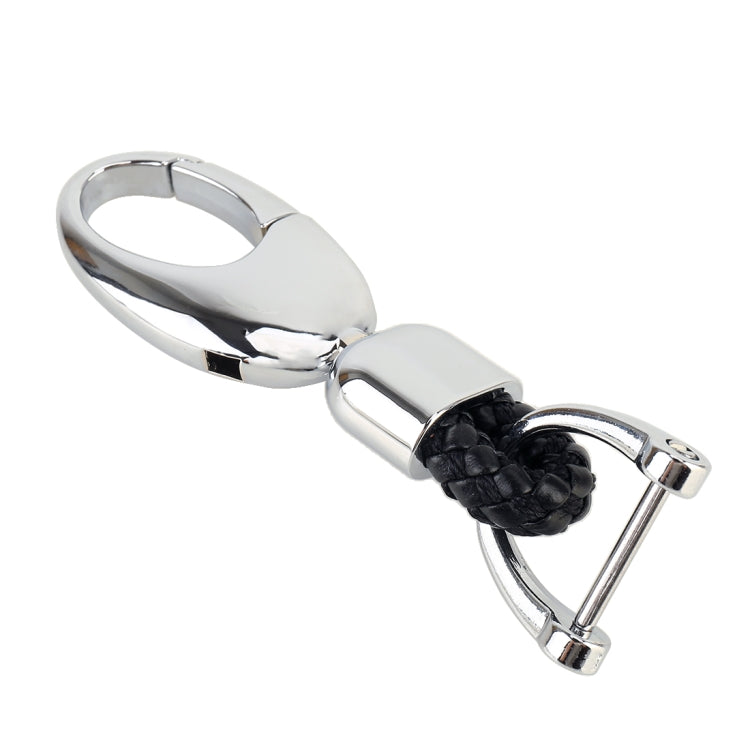 Car Metal Key Holder With Two Rings, Key Holder With Two Rings(Black)