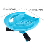 Garden Automatic Rotating Nozzle 360 Degree Rotary Automatic Sprinkler Garden Lawn Watering Nozzle,Applicable for 3/4 inch Water Pipes(Blue), 360 Degree Automatic Sprinkling 3