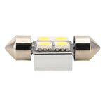 10 PCS 31mm DC12V / 2W / 7000K / 80LM 4LEDs SMD-5050 Car Reading Lamp, 31mm, 4LEDs SMD-5050