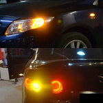 3157 5W 450LM 60LEDs DC 12V SMD-4014 Car Auto Brake Light Turn Signal Lights Car Source (White Light+Yellow Light), 3157