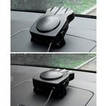 DC 12V 150W Cold and Warm Dual Use Three Outlet Car Auto Electronic Heater Fan Windshield Defroster Demister, 150W Black, 150W Red