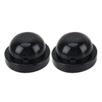 2 PCS K105 Universal Car LED Headlight HID Xenon Lamp Silicone Dust Cover Seal Caps Car Dust Cover Waterproof Dustproof Sealing Headlamp Cover for Car Retrofit, Inner Diameter: 10.5cm, Inner Diameter: 10.5cm
