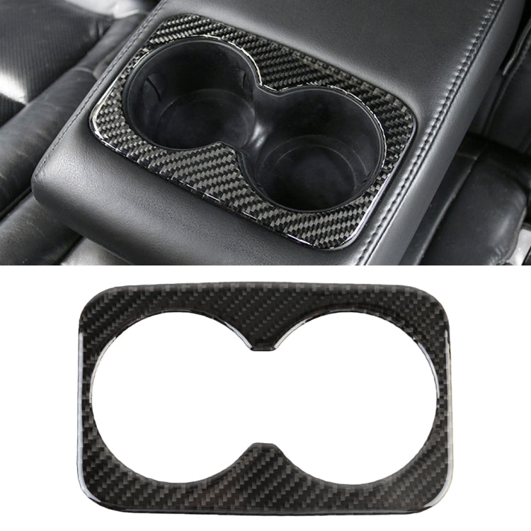 Car Water Cup Carbon Fiber Decorative Sticker for Jeep Grand Cherokee 2011-2018, Water Cup