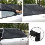2 PCS Car Shade Block Car Sun Block Window Gauze Shading Net Side Blocking Cover Sun Net Sandbags Side Window Sunshade Cover, Size: 92*54cm, Size: 92*54cm