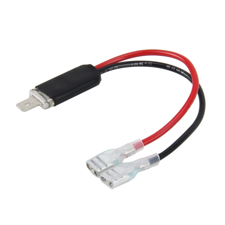 2 PCS Universal H1 Conversion Bulb Harness Wire Plugs Power Wire Adapter Connectors, H1 Wire 1