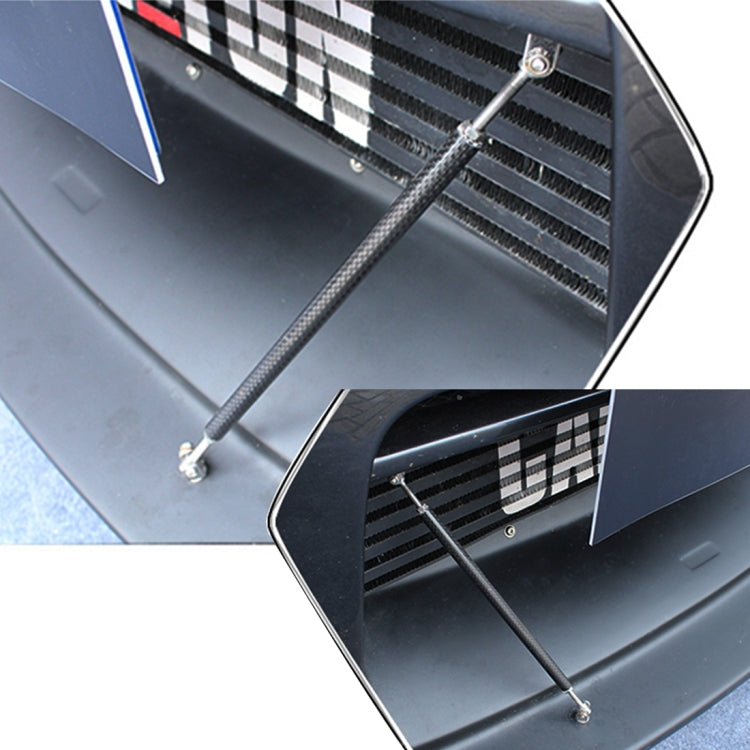 2 PCS Car Modification Large Surrounded By The Rod Telescopic Lever Front and Rear Bars Fixed Front Lip Back Shovel Adjustable Small Rod, Length: 7.5cm, Length: 7.5cm