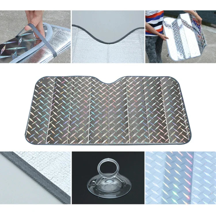 SUV Sun Shade Car Windshield Visor Cover Block Front Window Sunshade UV Protect, Size: 140 x 75cm, 140*75cm